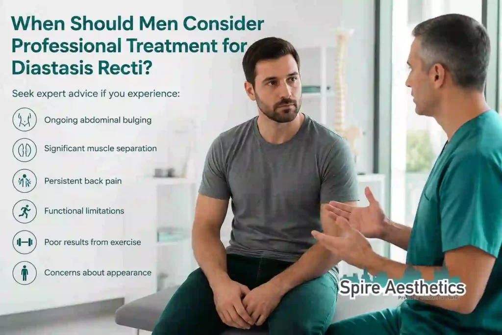 When Should Men Consider Professional Treatment for Diastasis Recti Kingswinford?